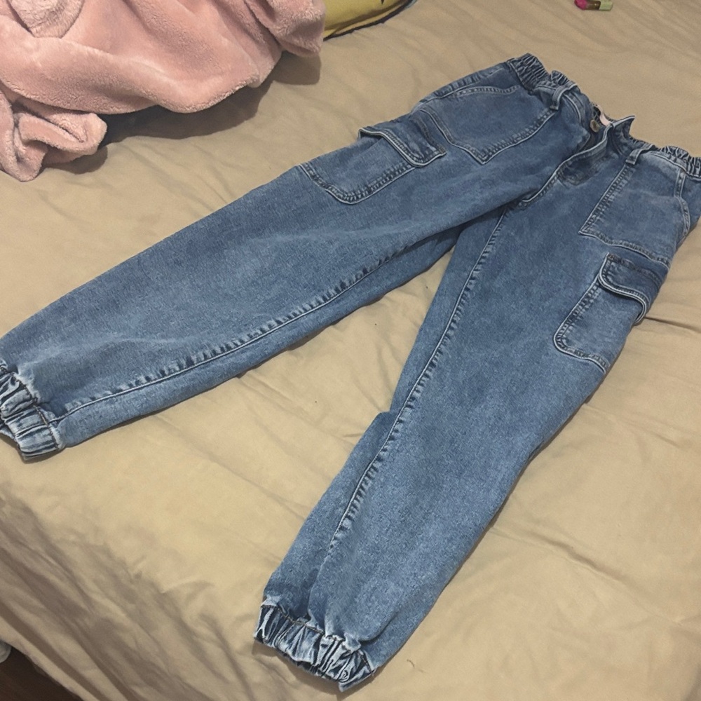 SO Women's Blue Ankle Jeans